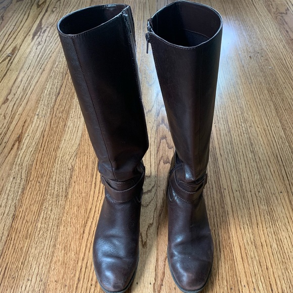 Ralph Lauren Shoes - Ralph Lauren Micah Leather Riding Boots